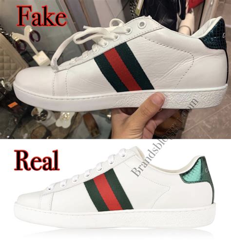 mens white sneakers gucci fake|gucci ace sneakers hurt.